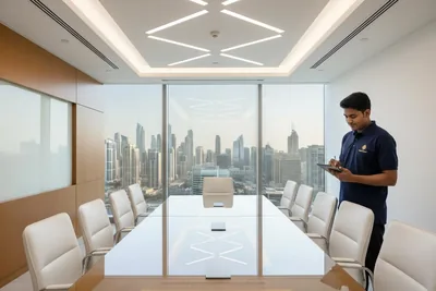 Office conference room cleaning