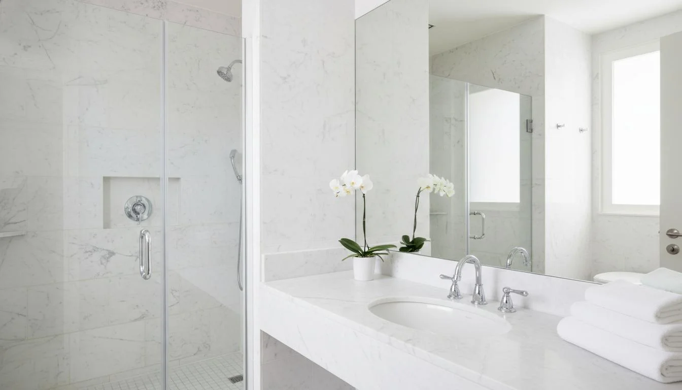 Bathroom sanitization after deep cleaning